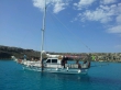 Favignana in barca con salvo